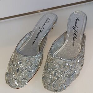Beverly Feldman Silver Shoes